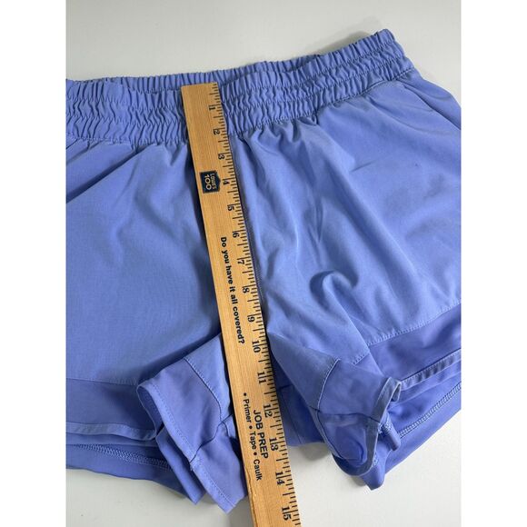 Layer 8 Women's 2 in 1 Athletic Running Shorts Pockets Blue Size XL - Picture 8 of 10